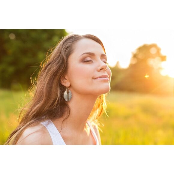 Boho Earrings for Women Gold Silver Copper Dangle Oval or Round Ethnic Trendy We - Picture 4 of 8